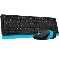 A4 TECH FG1010 USB KABLOSUZ Q MULTIMEDIA KLAVYE MOUSE SET MAVİ
